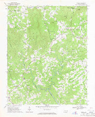 Traphill North Carolina Historical topographic map, 1:24000 scale, 7.5 X 7.5 Minute, Year 1968