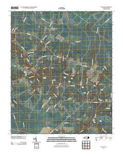 Trenton North Carolina Historical topographic map, 1:24000 scale, 7.5 X 7.5 Minute, Year 2010
