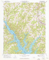 Troutman North Carolina Historical topographic map, 1:24000 scale, 7.5 X 7.5 Minute, Year 1969