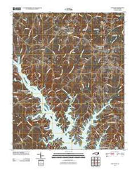 Troutman North Carolina Historical topographic map, 1:24000 scale, 7.5 X 7.5 Minute, Year 2010