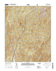 Troy North Carolina Current topographic map, 1:24000 scale, 7.5 X 7.5 Minute, Year 2016
