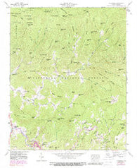 Tuckasegee North Carolina Historical topographic map, 1:24000 scale, 7.5 X 7.5 Minute, Year 1946