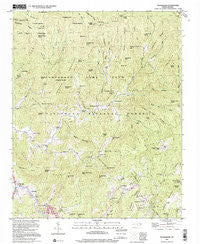 Tuckasegee North Carolina Historical topographic map, 1:24000 scale, 7.5 X 7.5 Minute, Year 1997