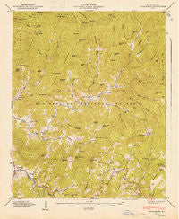 Tuckasegee North Carolina Historical topographic map, 1:24000 scale, 7.5 X 7.5 Minute, Year 1947