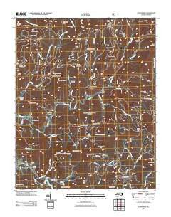 Tuckasegee North Carolina Historical topographic map, 1:24000 scale, 7.5 X 7.5 Minute, Year 2011