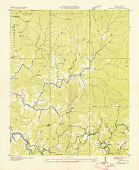 Tuckaseigee North Carolina Historical topographic map, 1:24000 scale, 7.5 X 7.5 Minute, Year 1935