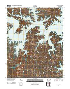 Tungsten North Carolina Historical topographic map, 1:24000 scale, 7.5 X 7.5 Minute, Year 2011