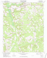 Turkey North Carolina Historical topographic map, 1:24000 scale, 7.5 X 7.5 Minute, Year 1984