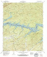 Tuskeegee North Carolina Historical topographic map, 1:24000 scale, 7.5 X 7.5 Minute, Year 1961