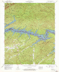 Tuskeegee North Carolina Historical topographic map, 1:24000 scale, 7.5 X 7.5 Minute, Year 1961