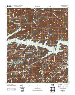 Tuskeegee North Carolina Historical topographic map, 1:24000 scale, 7.5 X 7.5 Minute, Year 2011