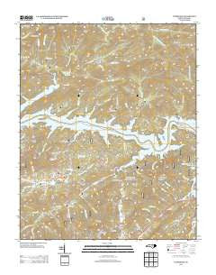 Tuskeegee North Carolina Historical topographic map, 1:24000 scale, 7.5 X 7.5 Minute, Year 2013
