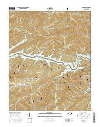 Tuskeegee North Carolina Current topographic map, 1:24000 scale, 7.5 X 7.5 Minute, Year 2016