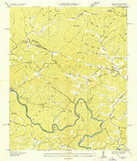 Unaka North Carolina Historical topographic map, 1:24000 scale, 7.5 X 7.5 Minute, Year 1934