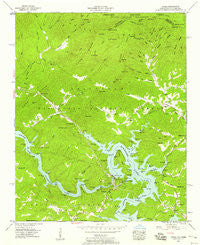 Unaka North Carolina Historical topographic map, 1:24000 scale, 7.5 X 7.5 Minute, Year 1957