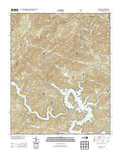 Unaka North Carolina Historical topographic map, 1:24000 scale, 7.5 X 7.5 Minute, Year 2013