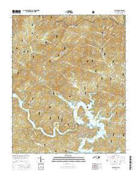 Unaka North Carolina Current topographic map, 1:24000 scale, 7.5 X 7.5 Minute, Year 2016