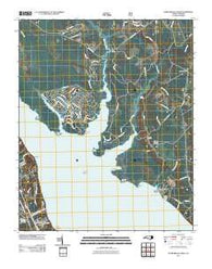 Upper Broad Creek North Carolina Historical topographic map, 1:24000 scale, 7.5 X 7.5 Minute, Year 2011