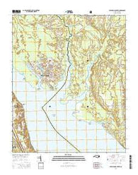 Upper Broad Creek North Carolina Current topographic map, 1:24000 scale, 7.5 X 7.5 Minute, Year 2016