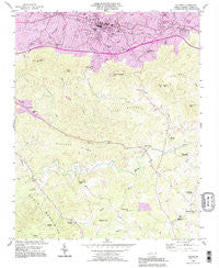 Valdese North Carolina Historical topographic map, 1:24000 scale, 7.5 X 7.5 Minute, Year 1993