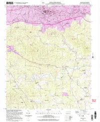 Valdese North Carolina Historical topographic map, 1:24000 scale, 7.5 X 7.5 Minute, Year 2002