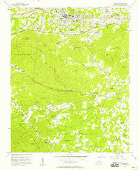 Valdese North Carolina Historical topographic map, 1:24000 scale, 7.5 X 7.5 Minute, Year 1956