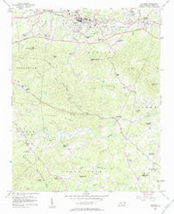 Valdese North Carolina Historical topographic map, 1:24000 scale, 7.5 X 7.5 Minute, Year 1956
