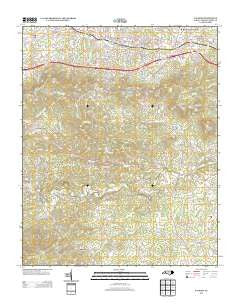 Valdese North Carolina Historical topographic map, 1:24000 scale, 7.5 X 7.5 Minute, Year 2013