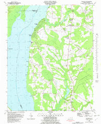 Valhalla North Carolina Historical topographic map, 1:24000 scale, 7.5 X 7.5 Minute, Year 1982