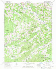 Valle Crucis North Carolina Historical topographic map, 1:24000 scale, 7.5 X 7.5 Minute, Year 1960