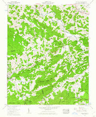 Valle Crucis North Carolina Historical topographic map, 1:24000 scale, 7.5 X 7.5 Minute, Year 1960