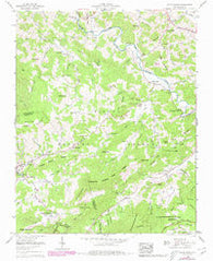 Valle Crucis North Carolina Historical topographic map, 1:24000 scale, 7.5 X 7.5 Minute, Year 1960