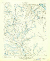 Vanceboro North Carolina Historical topographic map, 1:62500 scale, 15 X 15 Minute, Year 1905