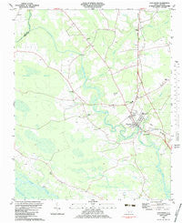 Vanceboro North Carolina Historical topographic map, 1:24000 scale, 7.5 X 7.5 Minute, Year 1983