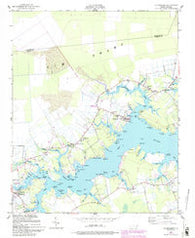 Vandemere North Carolina Historical topographic map, 1:24000 scale, 7.5 X 7.5 Minute, Year 1950