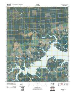 Vandemere North Carolina Historical topographic map, 1:24000 scale, 7.5 X 7.5 Minute, Year 2010