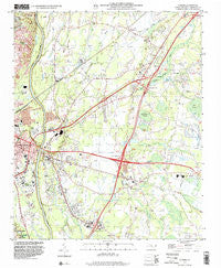 Vander North Carolina Historical topographic map, 1:24000 scale, 7.5 X 7.5 Minute, Year 1997