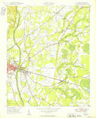 Vander North Carolina Historical topographic map, 1:24000 scale, 7.5 X 7.5 Minute, Year 1949