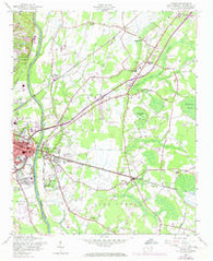 Vander North Carolina Historical topographic map, 1:24000 scale, 7.5 X 7.5 Minute, Year 1957