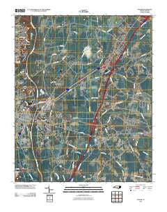 Vander North Carolina Historical topographic map, 1:24000 scale, 7.5 X 7.5 Minute, Year 2010