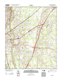 Vander North Carolina Historical topographic map, 1:24000 scale, 7.5 X 7.5 Minute, Year 2013
