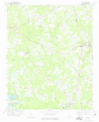 Vass North Carolina Historical topographic map, 1:24000 scale, 7.5 X 7.5 Minute, Year 1974