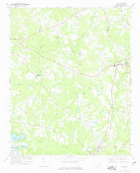 Vass North Carolina Historical topographic map, 1:24000 scale, 7.5 X 7.5 Minute, Year 1974