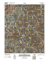 Vicksboro North Carolina Historical topographic map, 1:24000 scale, 7.5 X 7.5 Minute, Year 2010