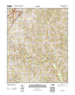 Vicksboro North Carolina Historical topographic map, 1:24000 scale, 7.5 X 7.5 Minute, Year 2013