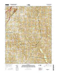 Vicksboro North Carolina Current topographic map, 1:24000 scale, 7.5 X 7.5 Minute, Year 2016