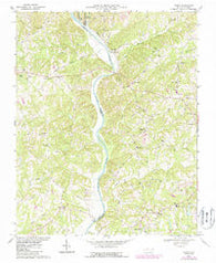 Vienna North Carolina Historical topographic map, 1:24000 scale, 7.5 X 7.5 Minute, Year 1968