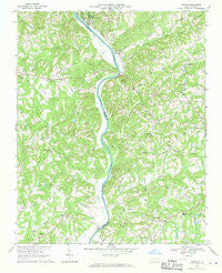 Vienna North Carolina Historical topographic map, 1:24000 scale, 7.5 X 7.5 Minute, Year 1968