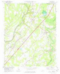 Wade North Carolina Historical topographic map, 1:24000 scale, 7.5 X 7.5 Minute, Year 1974