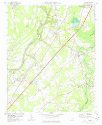 Wade North Carolina Historical topographic map, 1:24000 scale, 7.5 X 7.5 Minute, Year 1974